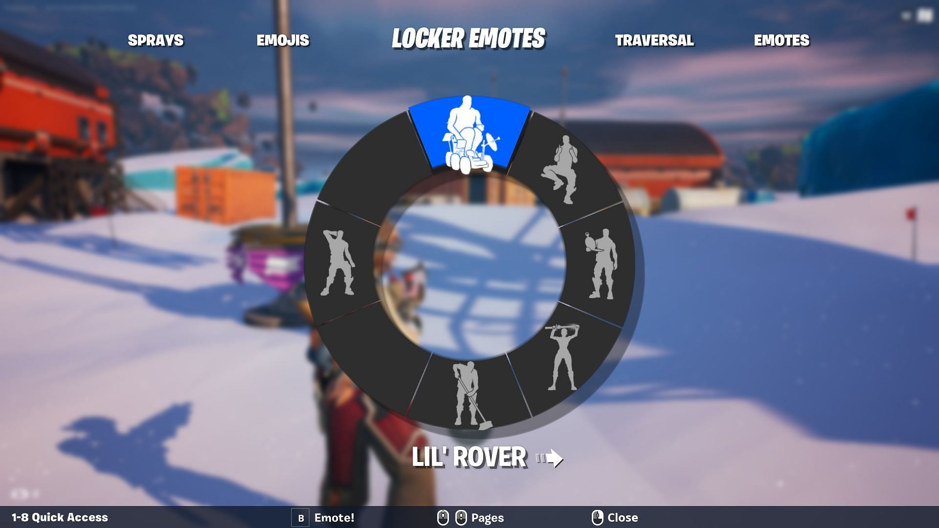 Emoting is a great way to have fun in Fortnite (Image via Epic Games/Fortnite)